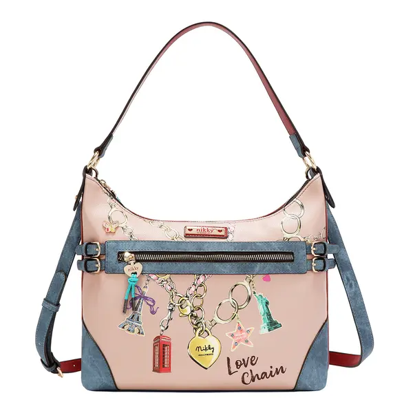249144-EC Torba fashion NIKKY Love Chain FW26 29,5x22,5x7cm NK13220-LCN P12