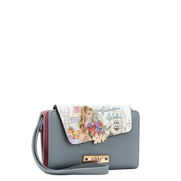 249159-EC Novčanik fashion NIKKY GlamorousWalkWhite FW26 14x9x2,5cm NK24005-GWK-WH P48