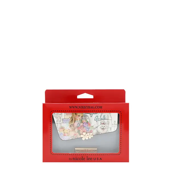 249159-EC Novčanik fashion NIKKY GlamorousWalkWhite FW26 14x9x2,5cm NK24005-GWK-WH P48