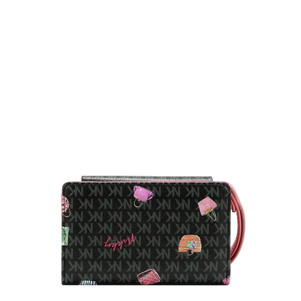 249160-EC Novčanik fashion NIKKY GlamorousWalkBlack FW26 14x9x2,5cm NK24005-GWK-BK P48