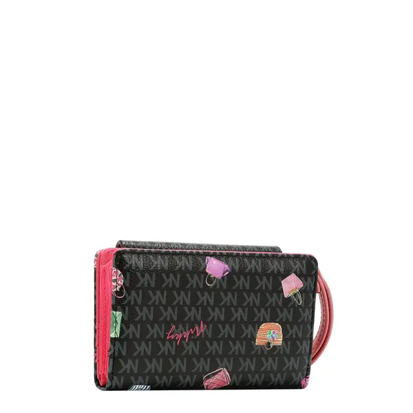 249160-EC Novčanik fashion NIKKY GlamorousWalkBlack FW26 14x9x2,5cm NK24005-GWK-BK P48