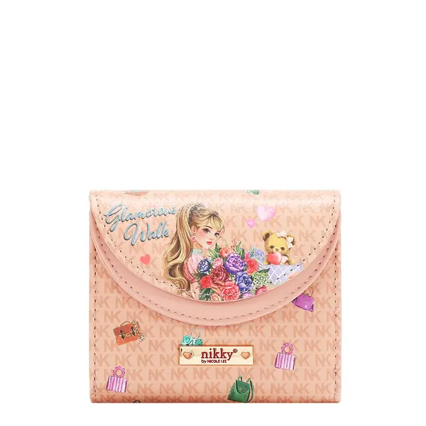 249167-EC Novčanik fashion NIKKY GlamorousWalkPink FW26 11x9,5x2cm NK25056-GWK-PK P48