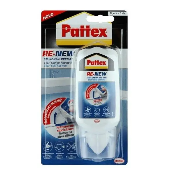 MK1315 PATTEX SILIKONSKI PREMAZ 80ML BIJELI
