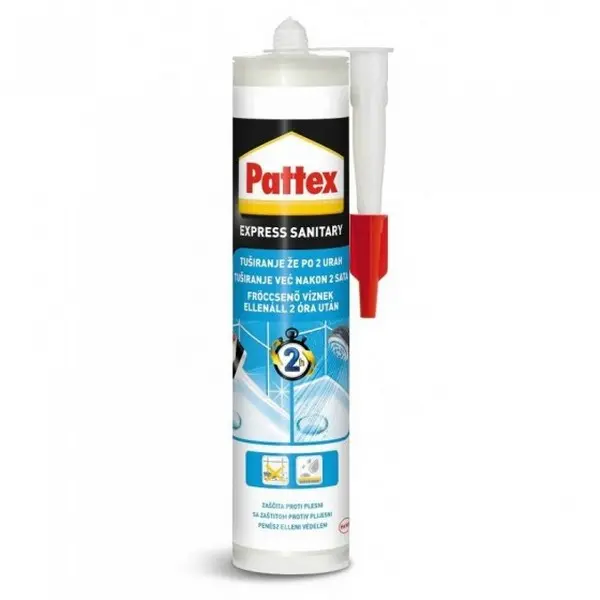 MK2016/T PATTEX EXPRESS SAN. SILIKON TRANSP. 280 ML