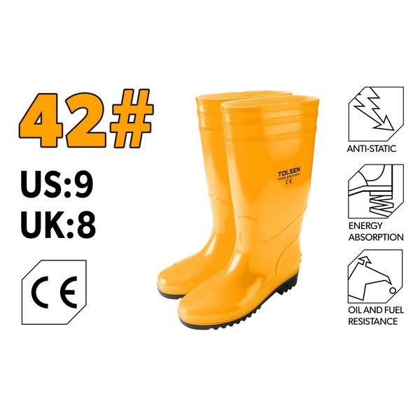 TO45127 ČIZME PVC ŽUTE BR. 42