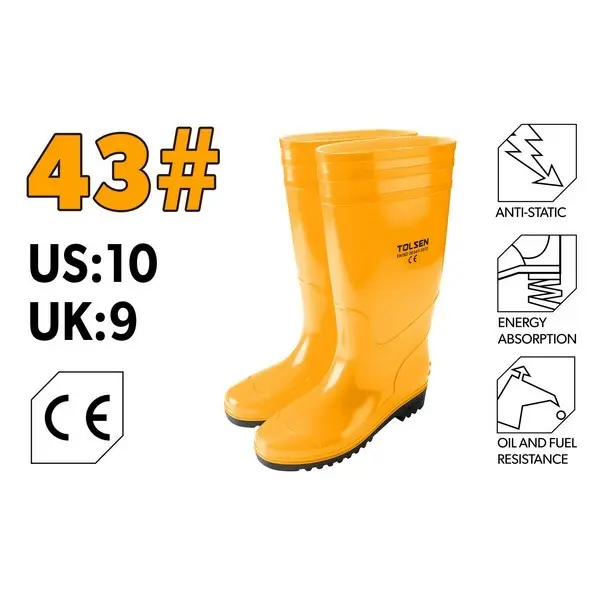 TO45128 ČIZME PVC ŽUTE BR. 43