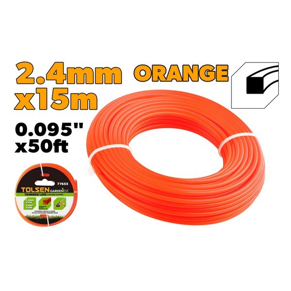 TO77655 NIT ZA TRIMER ČETVRTASTI 2,4 MMX15 M