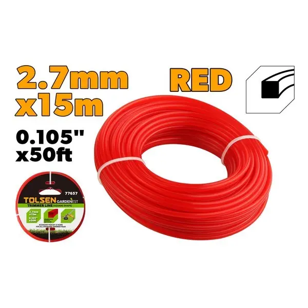 TO77657 NIT ZA TRIMER ČETVRTASTI 2,7 MMX15 M