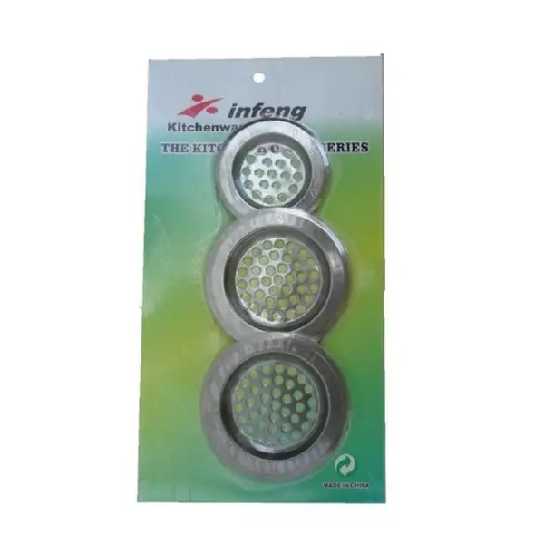 YWF3-16321-4 MREŽICA ZA SUDOPER INOX SET 3KOM (1X6 CM, 2X8,5 CM)