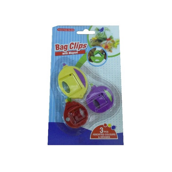 YWF3-16931-25 KVAČICE ZA VREĆICE SET 3 KOM SA MAGNETOM
