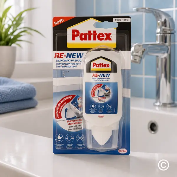 MK1315 PATTEX SILIKONSKI PREMAZ 80ML BIJELI