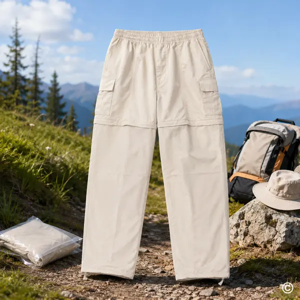 QYW0465-K-2XL HLAČE KOMBI. DUGE KREM 56(2XL)