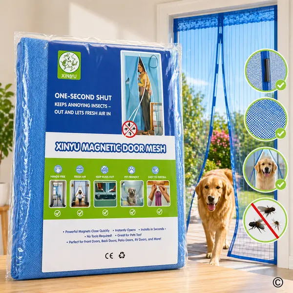 YW2F-34538-9 MREŽA ZA VRATA SA MAGNETOM DRVENA VRATA 90X210 CM