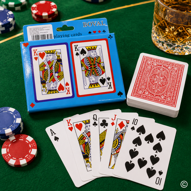 YWH2-25839-3 KARTE ZA POKER SET 2 KOMADA