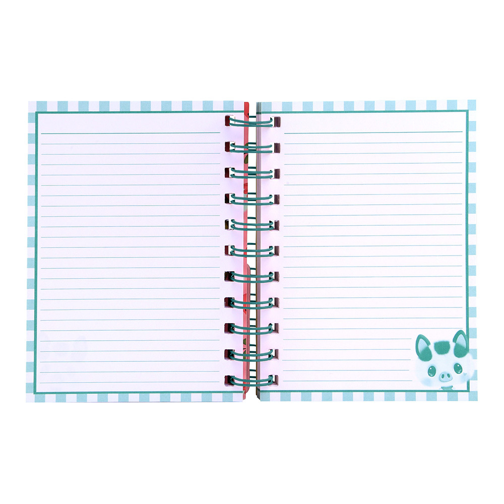 245784-EC Notes spiralni Bangoberry Piggy Pig 200 + 80 stranica 11.5x14.5 P6