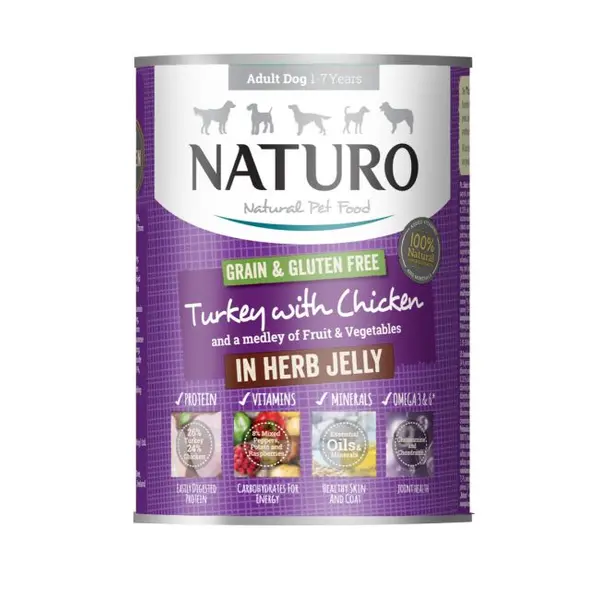 Naturo Grain&Gluten Free 390g pura/pile 1/12