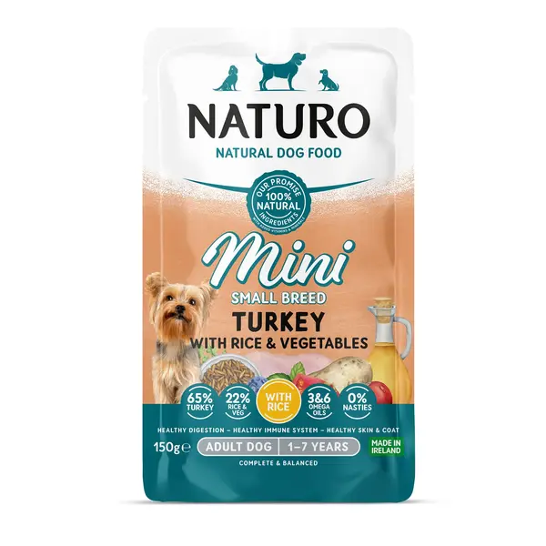 MPF8DNAT0308 Naturo Mini vreć. 150g pura/riža/povrće 1/8