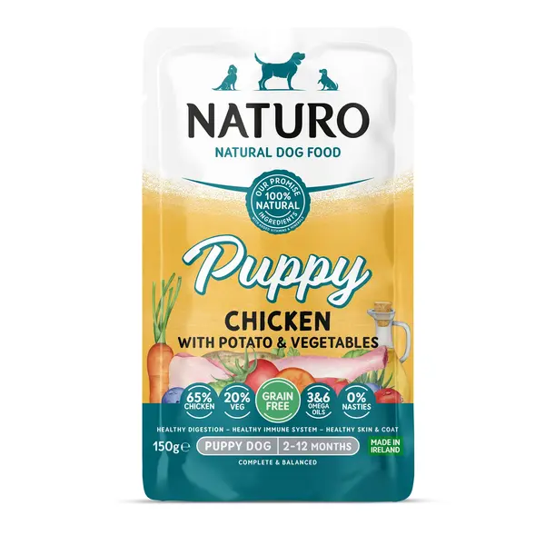 MPF8DNAT0508 Naturo Mini vreć. 150g Grain Free Puppy pile 1/8