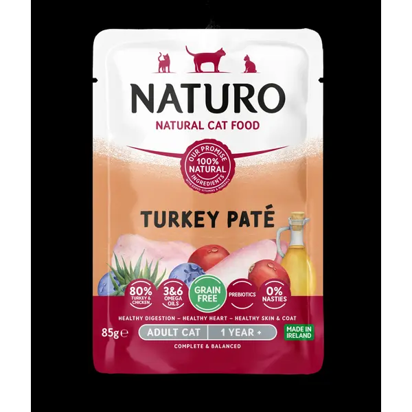 MPF8CNAT1012 Naturo Cat vreć. 85g pura paté 1/12