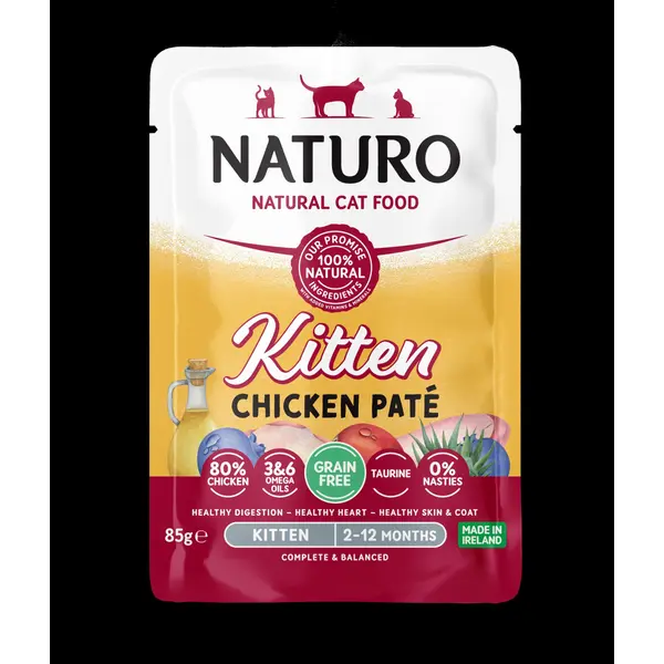 MPF8CNAT0112 Naturo Cat vreć. 85g Kitten pile paté 1/12