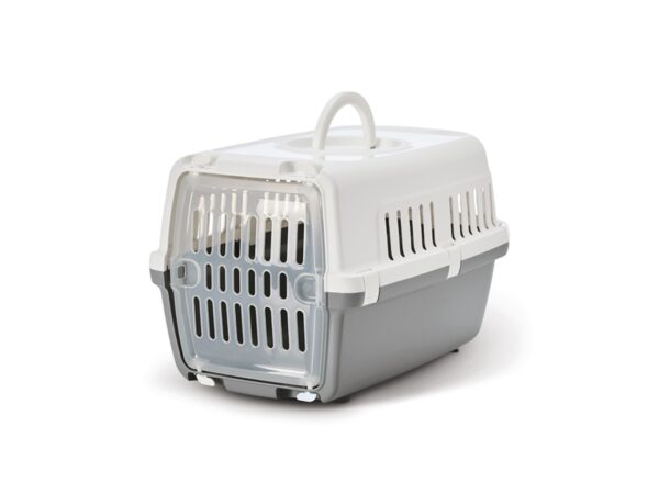 A3222-00WG Transporter 48x31,5x30cm Zephos 1 Savic plast. vrata sivi