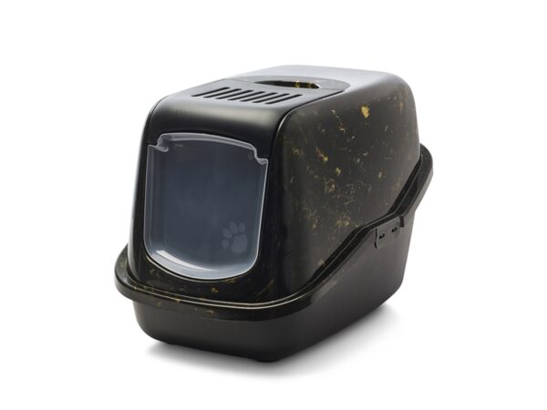 A8100-MGBL WC mace Nestor 58x39,5x43cm Marble black/gold
