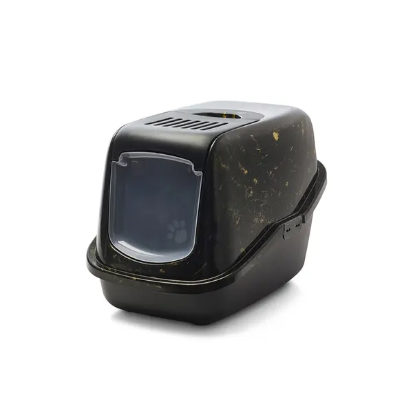 A8100-MGBL WC mace Nestor 58x39,5x43cm Marble black/gold