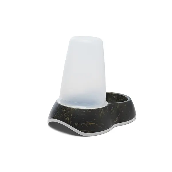 A8115-0103 Posuda Plastična Loop za vodu 1.5l Marble black gold