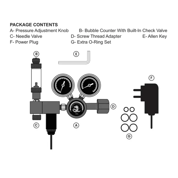 697-4333 Chihiros CO2 regulator PRO