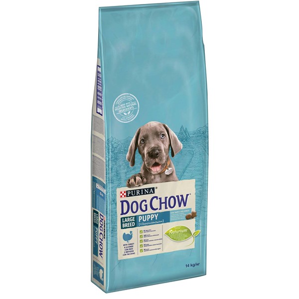 PURINA DOG CHOW Junior s puretinom – Suha hrana za štence velikih pasmina 14kg