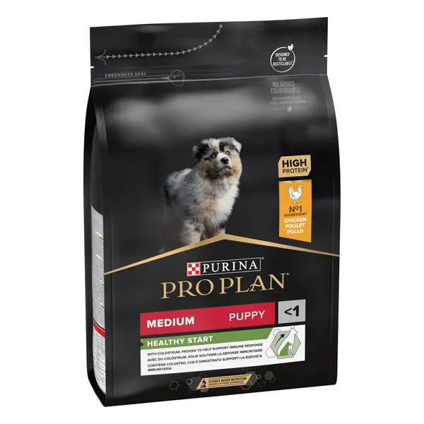 Pro Plan Puppy Medium bogato piletinom 3kg