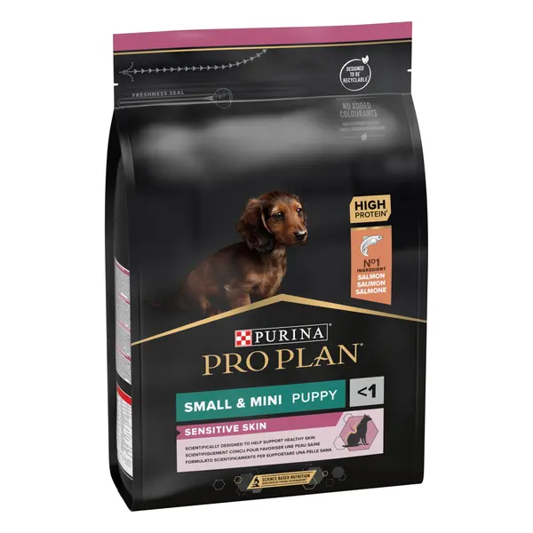 PRO PLAN Sensitive Skin Small & Mini Puppy s lososom 3kg