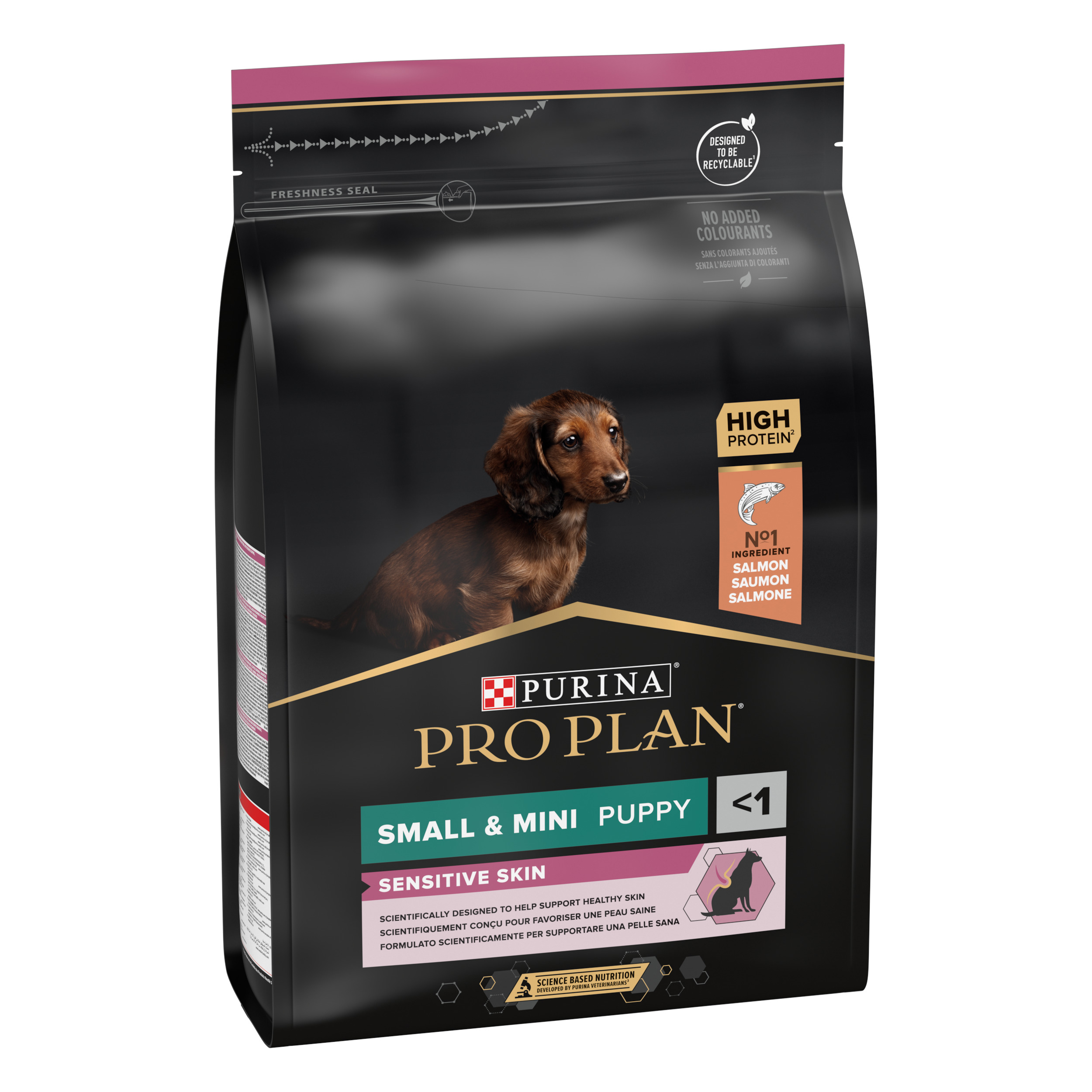 PRO PLAN Sensitive Skin Small & Mini Puppy s lososom 3kg