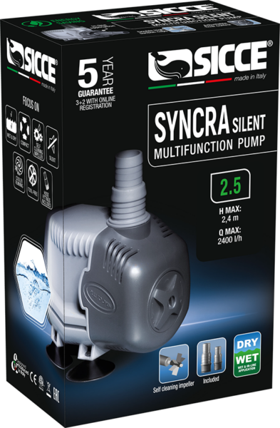 SIRSYM03E Sicce Syncra 2.5 Pump 2400 l/h