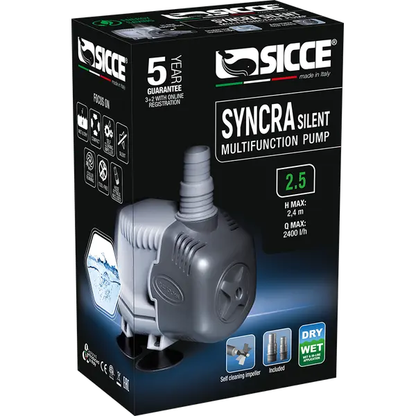 SIRSYM03E Sicce Syncra 2.5 Pump 2400 l/h