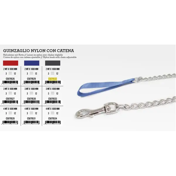 C5079530 Vodilica Ny+metal 1mx3mm plava XX