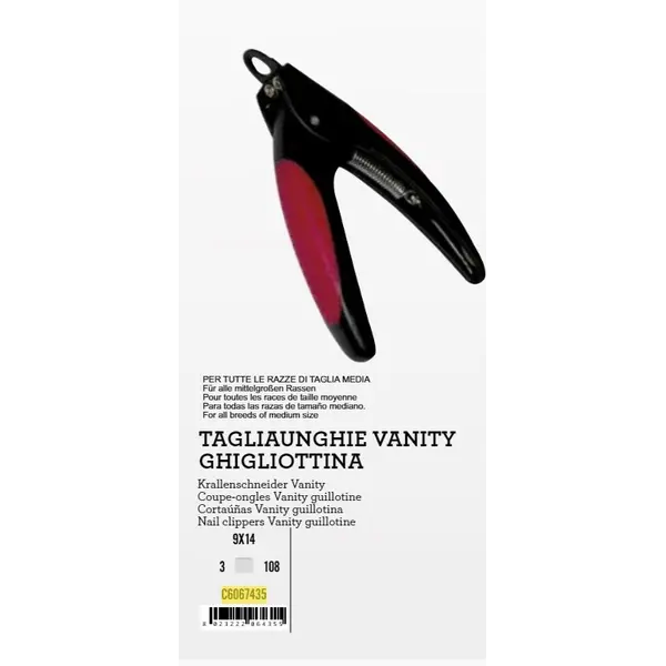 C6067435 Kliješta Vanity 9x14cm giljotina