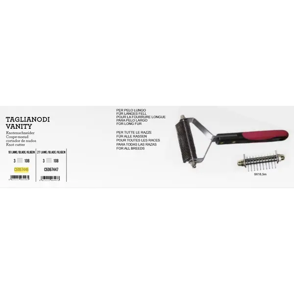 C6067446 Trimer Vanity 6.7x18.5 10 oštrica kratk. okomit xT