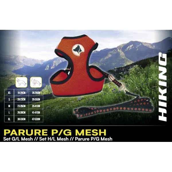 C5081655 Ham+Vodilica Hiking Mesh L 41-47cm Crveni