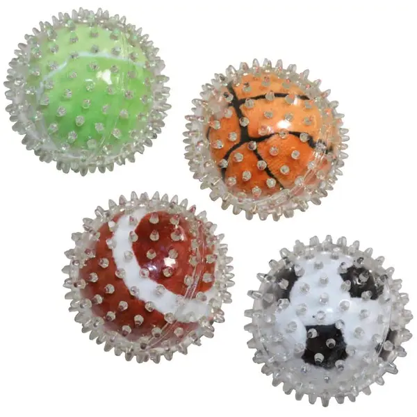 C6198790 Igračka za Pse Lopta Guma/Pliš Sport 9cm