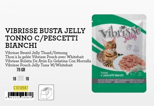 C1018987 Vibrisse Jelly Tuna/Sleđ 70g Vrećica