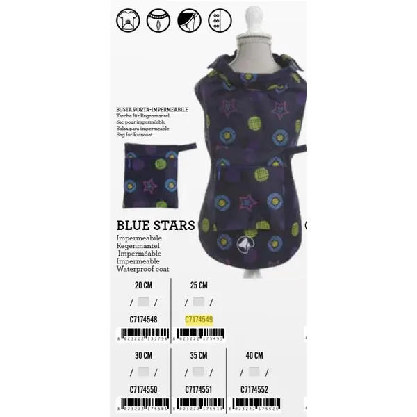 C7174550 K Kabanica Stars 30cm plava