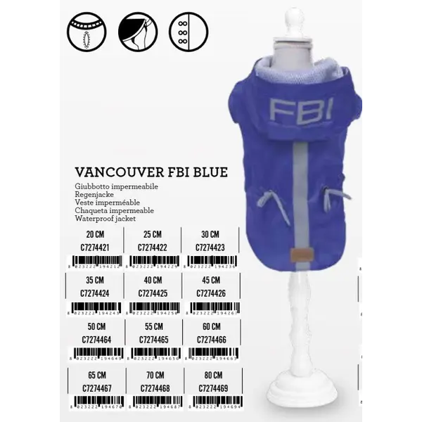 Kabanice Vancouver FBI