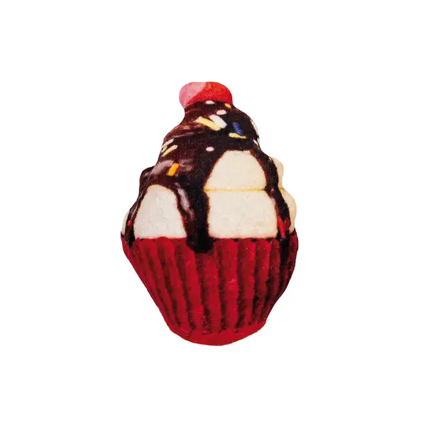 C6198923 Igračka za mace Cupcake brown catnip 7cm