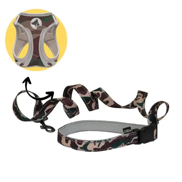 C5081994 Vodilica Hiking Reflective Army 2x150cm