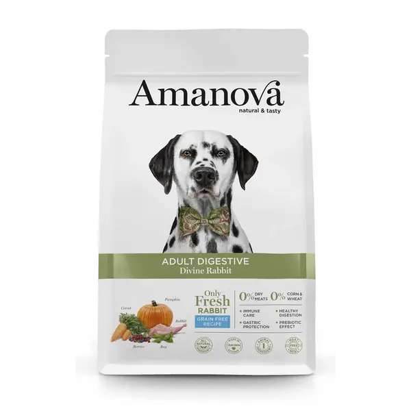 AMJ74AR02 Amanova dog adult Digestive Divine kunić 2kg GF