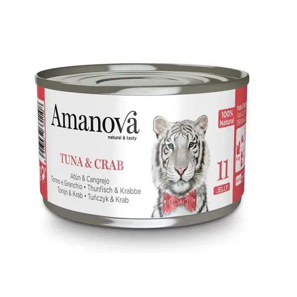 WEV82TC1B Amanova cat adult konz. 70g tuna/rak u želeu 1/24