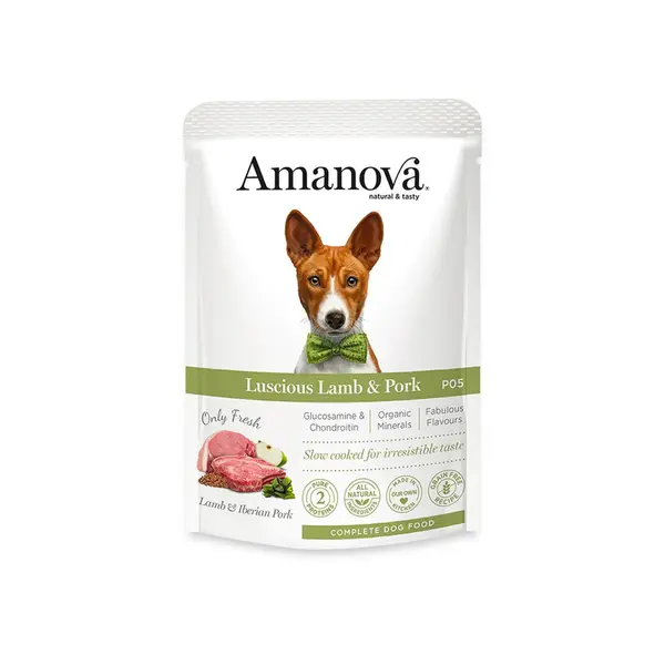 AMT61LI1A Amanova dog 100g Luscious janje/svinjetina 1/12