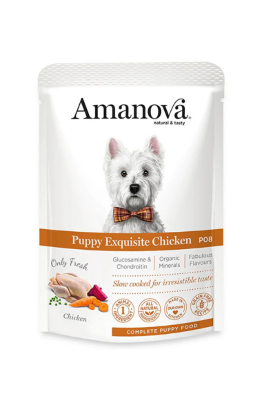 AMT10PP1A Amanova dog vrećica 100g Puppy Exquisite pile 1/12