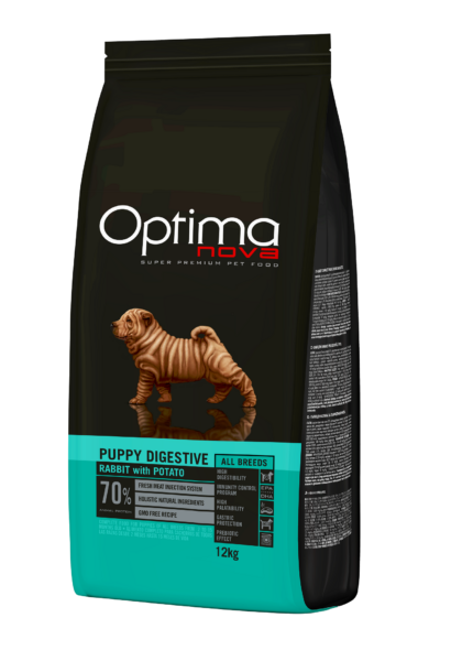 ONO21DP12 Optimanova dog puppy Digestive kunić/krumpir 12kg GF NOVO